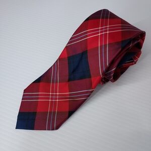 Nautica Plaid Silk Classic Modern Tie